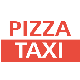 Pizza Taxi logo.